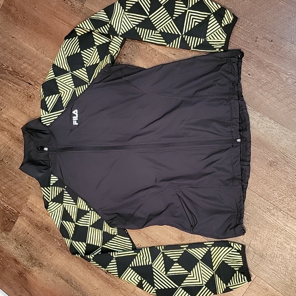 FILA Windbreaker Women's Size M Lightweight Zip Up